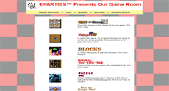 Desktop Screenshot of games.eparties.com